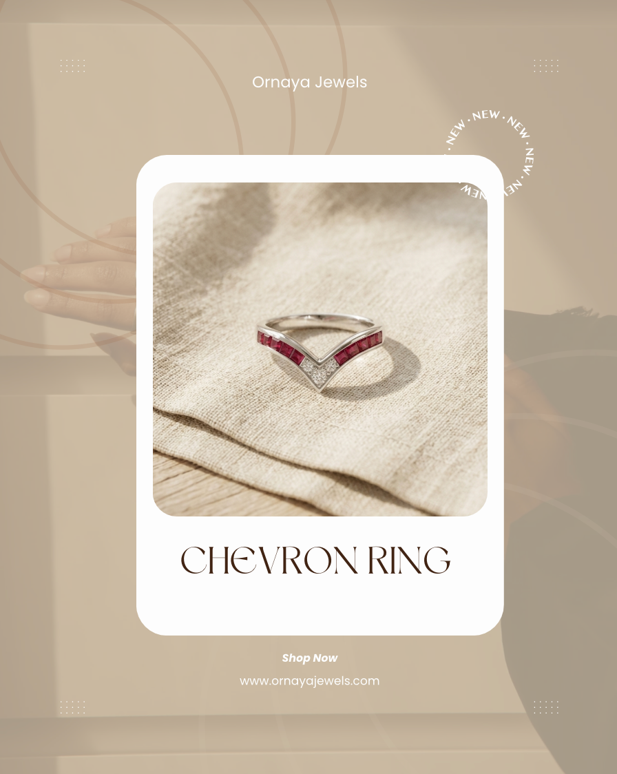 Chevron ring — view 4