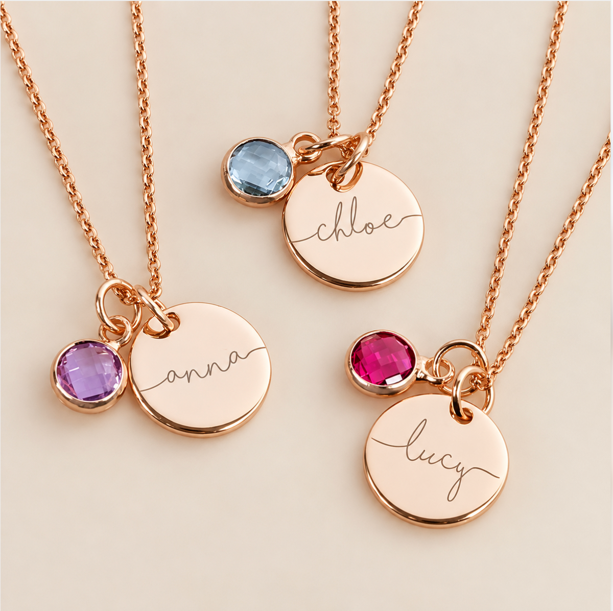 The Birth Month Charm Necklace — view 3