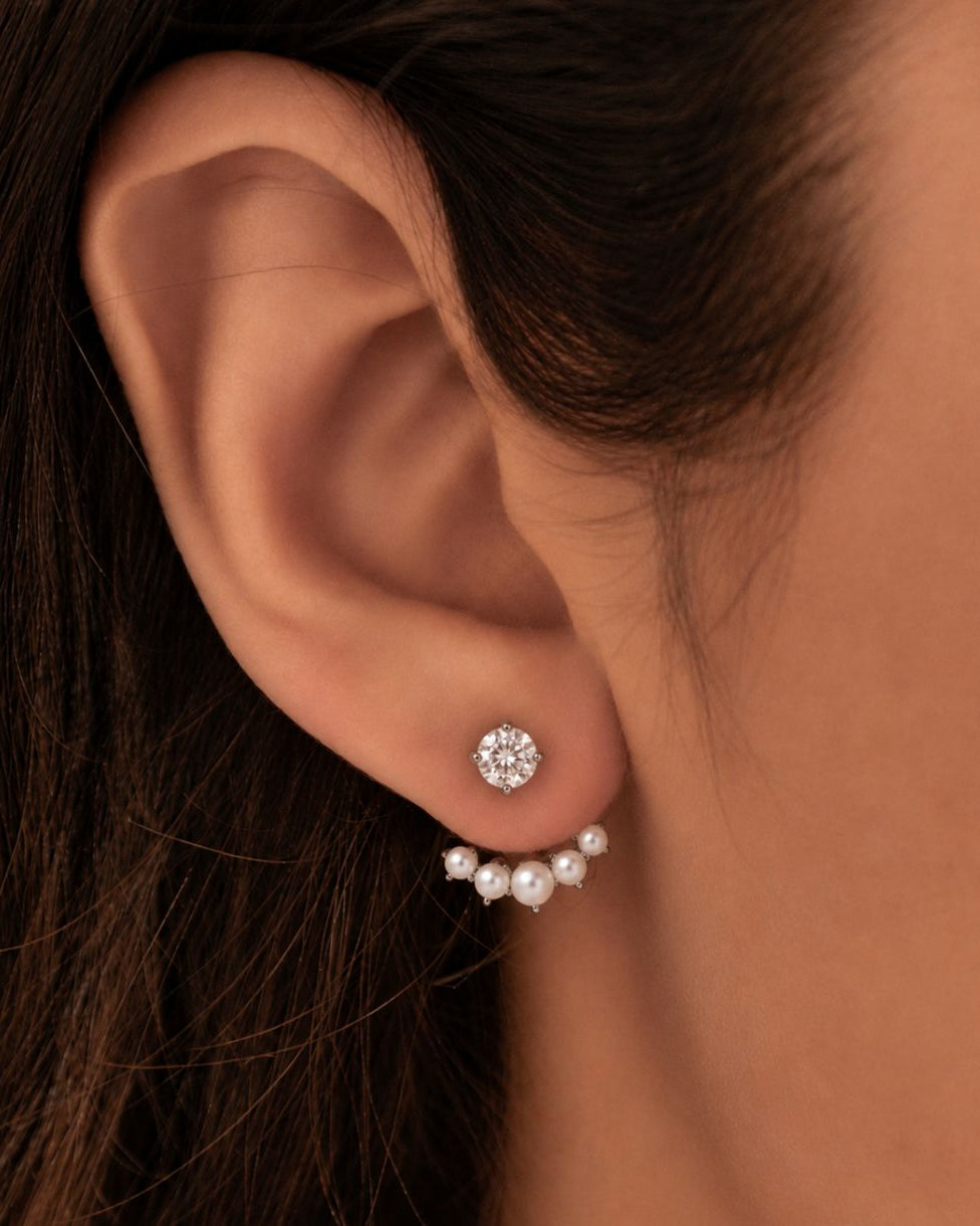 The Celeste Pearl Earrings — view 3