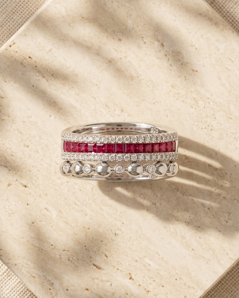 Radiance Stack Ring