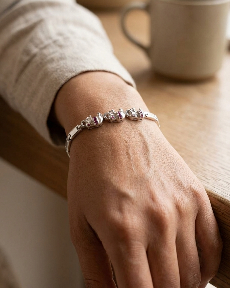 Ruby Tusker Bracelet