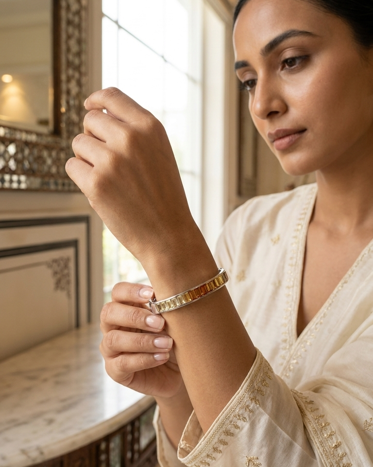 Lumière Rainbow Bangle — view 2