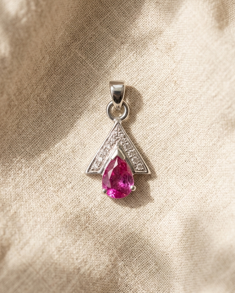 Sapphire Whisper Triangle