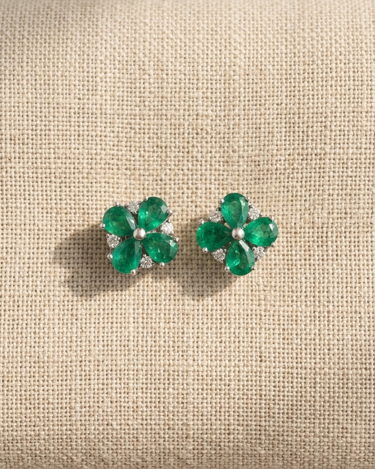 Verde Fleur Studs