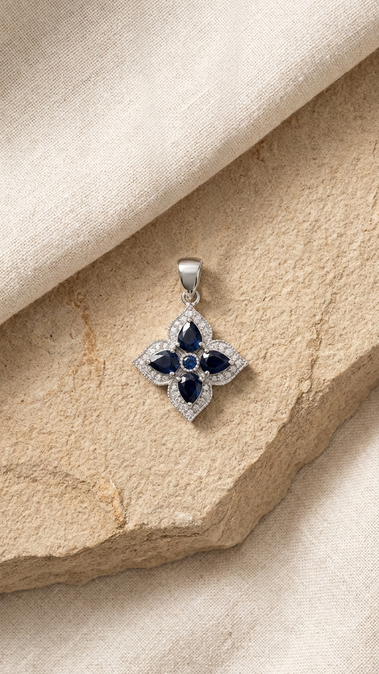 Midnight Bloom Pendant — view 1