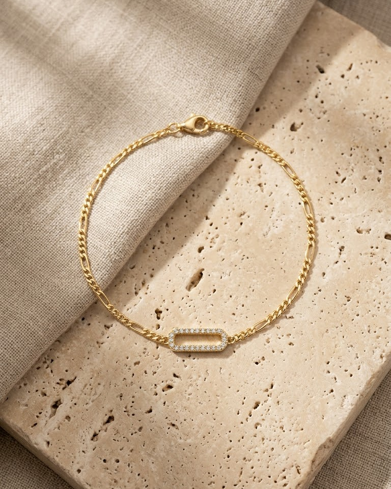 Golden Lumi Link Bracelet — view 1