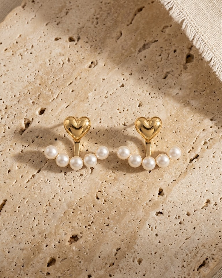 The Pearl Amour Earrings — view 2