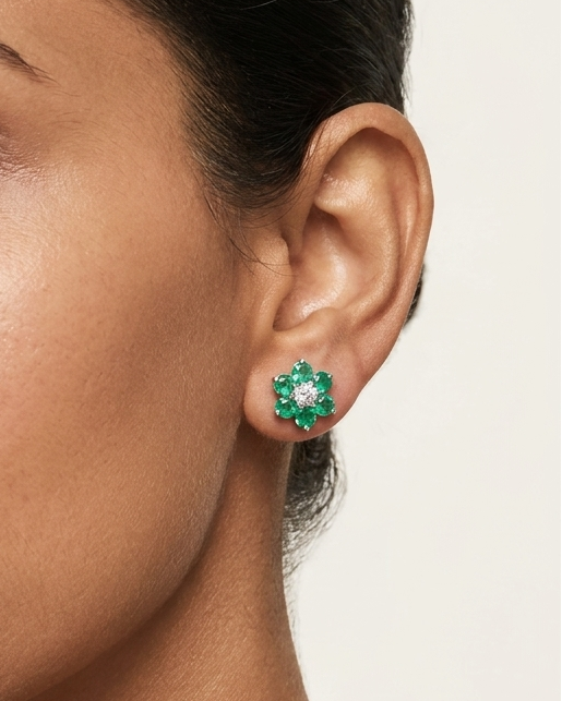 Flora Studs — view 4