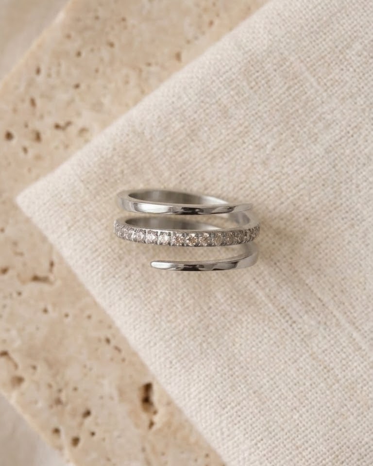 Solara Diamond Wrap Ring — view 2
