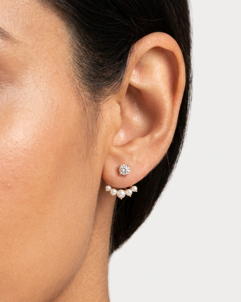 The Celeste Pearl Earrings