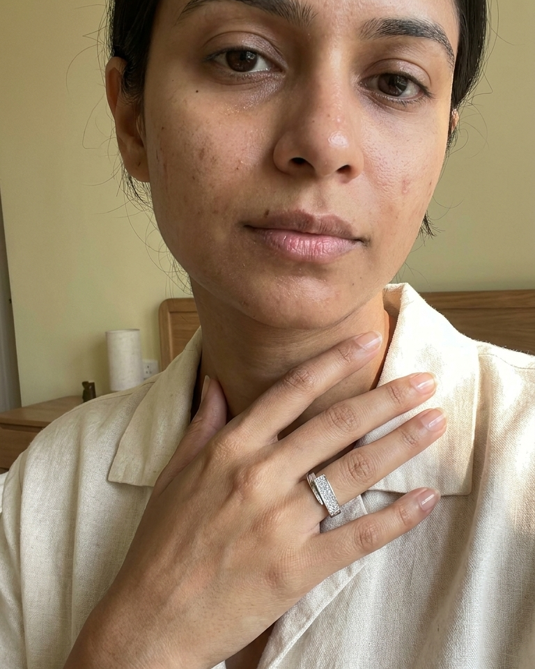 Luxe Grid Diamond Ring