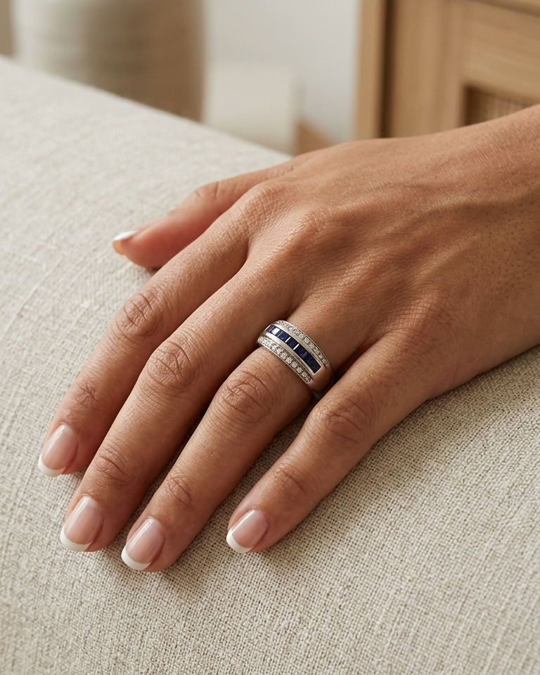 Blue Astoria ring — view 5