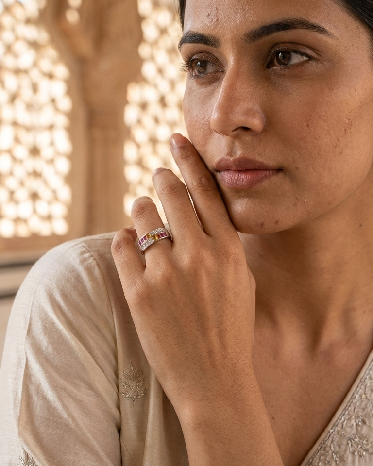 Mosaic Luxe Ring — view 2