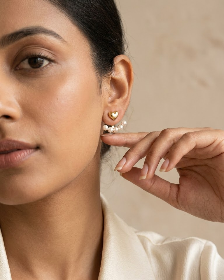 The Pearl Amour Earrings
