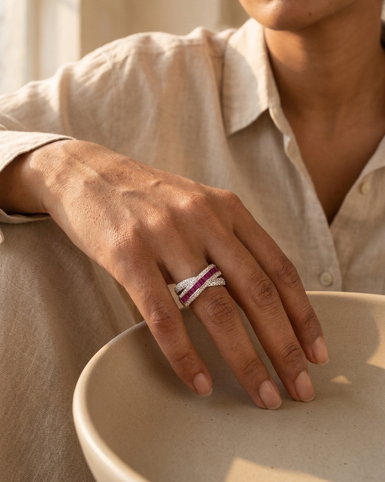 Rosé Embrace Ring
