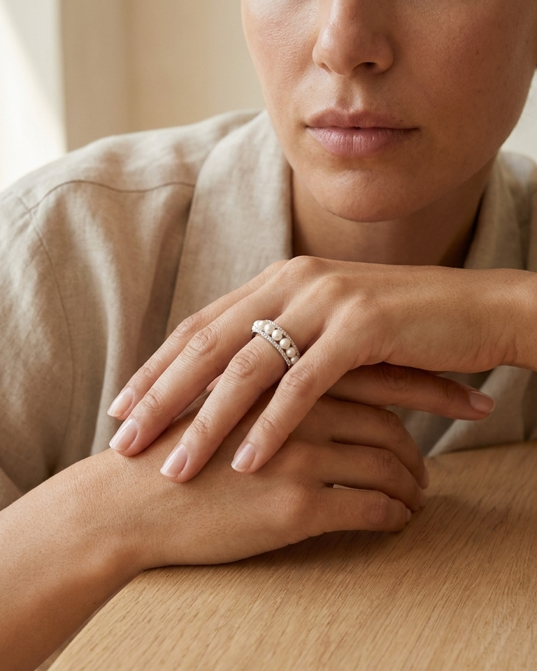 Aurora Pearl Ring — view 3