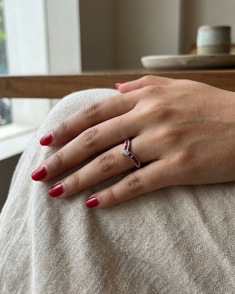 Chevron ring — view 5