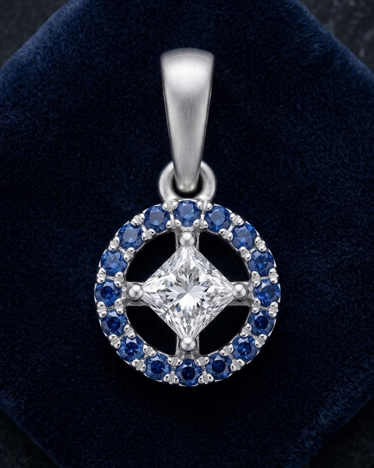 Stardust Solitaire Charm