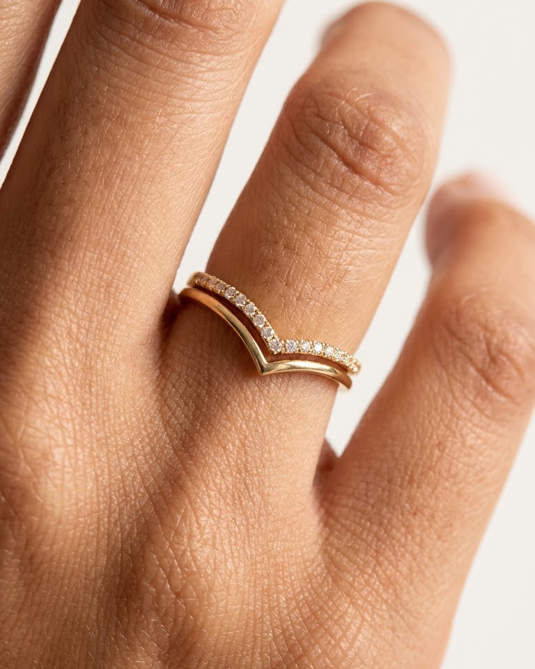 Celeste V Diamond Ring — view 2