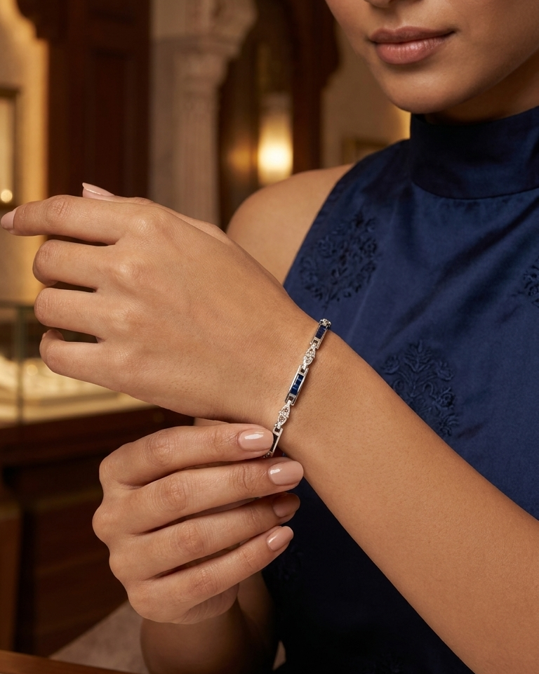 Sapphire Grace Bracelet — view 2