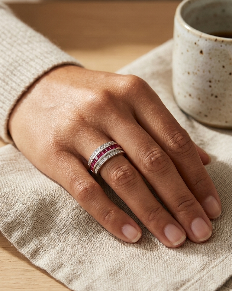Midnight Sapphire & Ruby Duo Band — view 6