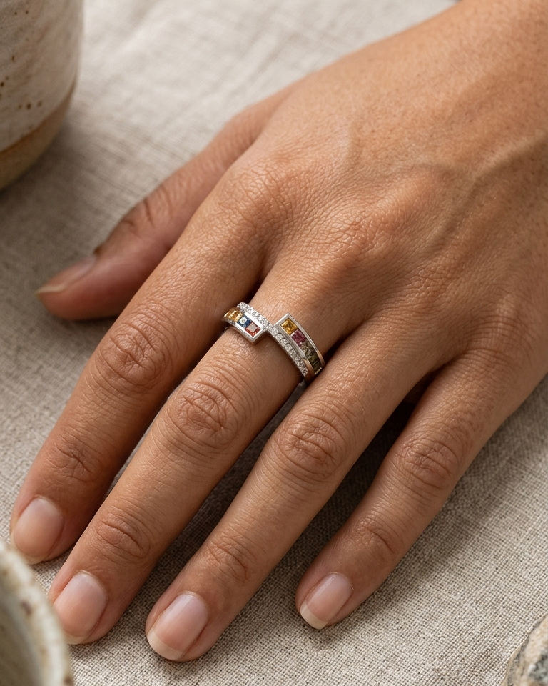 Aurielle Duet Ring — view 4