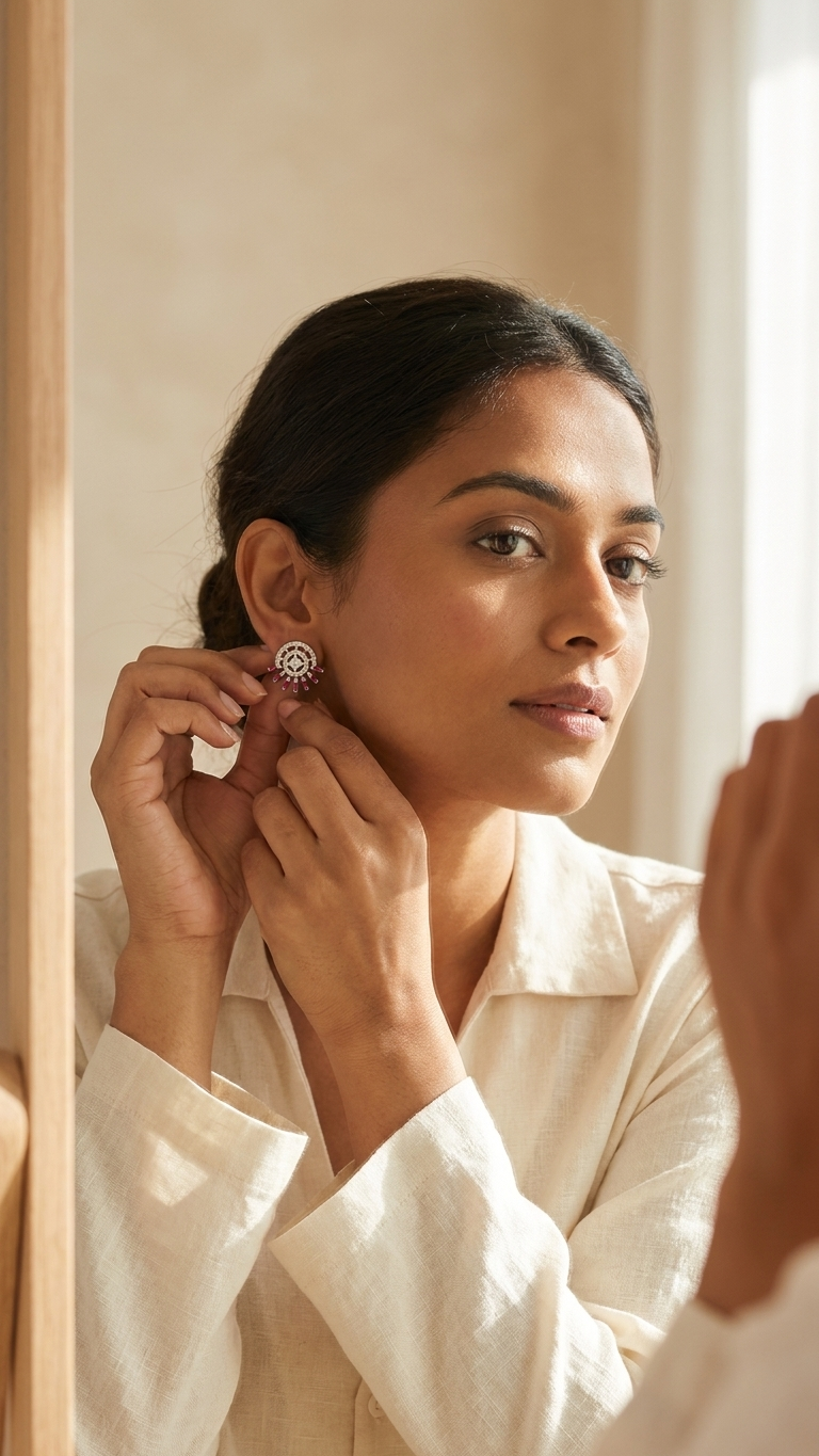 Sunburst Stud Earrings