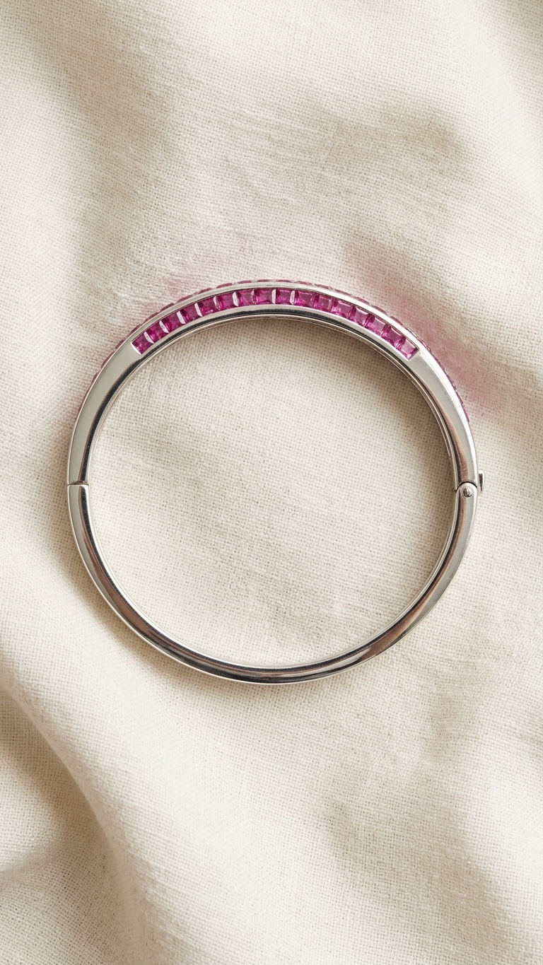 Ruby Radiance Bangle — view 5