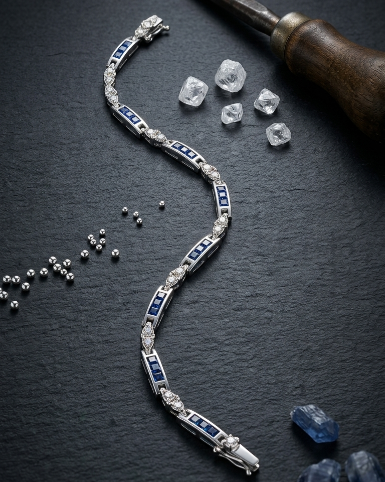 Sapphire Grace Bracelet — view 4