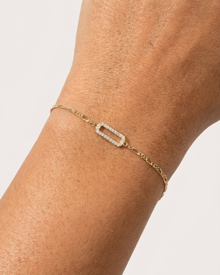 Golden Lumi Link Bracelet — view 2