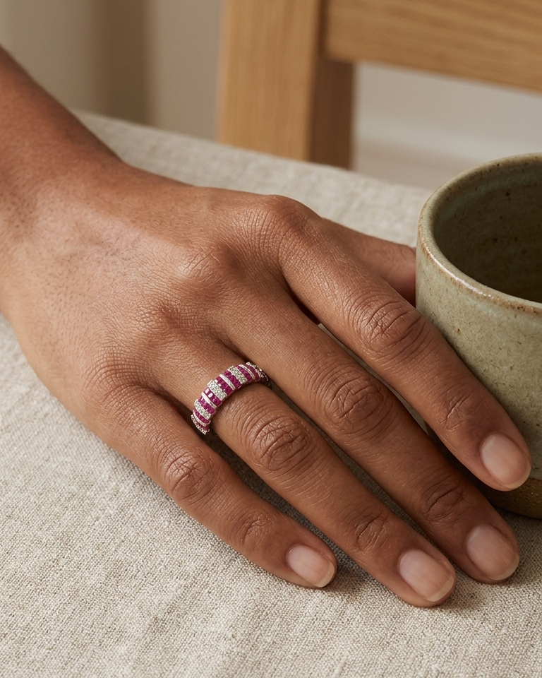 Rosé Radiance Ring