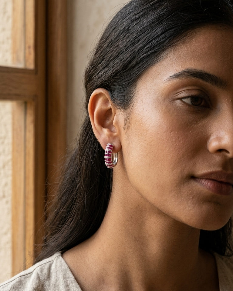 Rosé Radiance Earrings