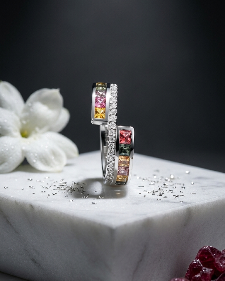 Aurielle Duet Ring — view 5
