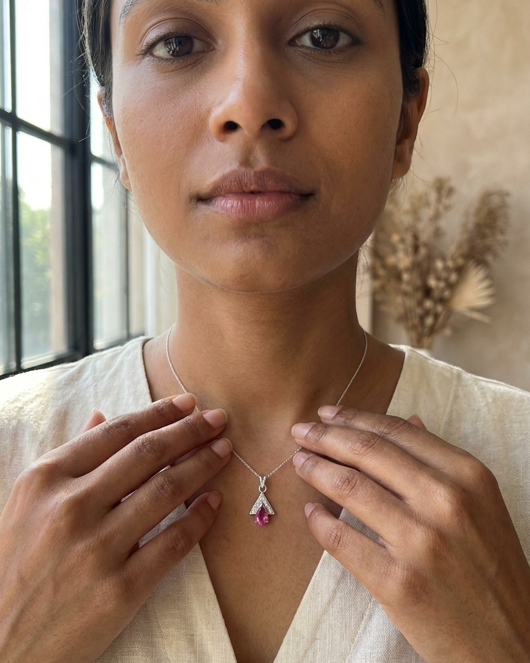 Sapphire Whisper Triangle — view 4