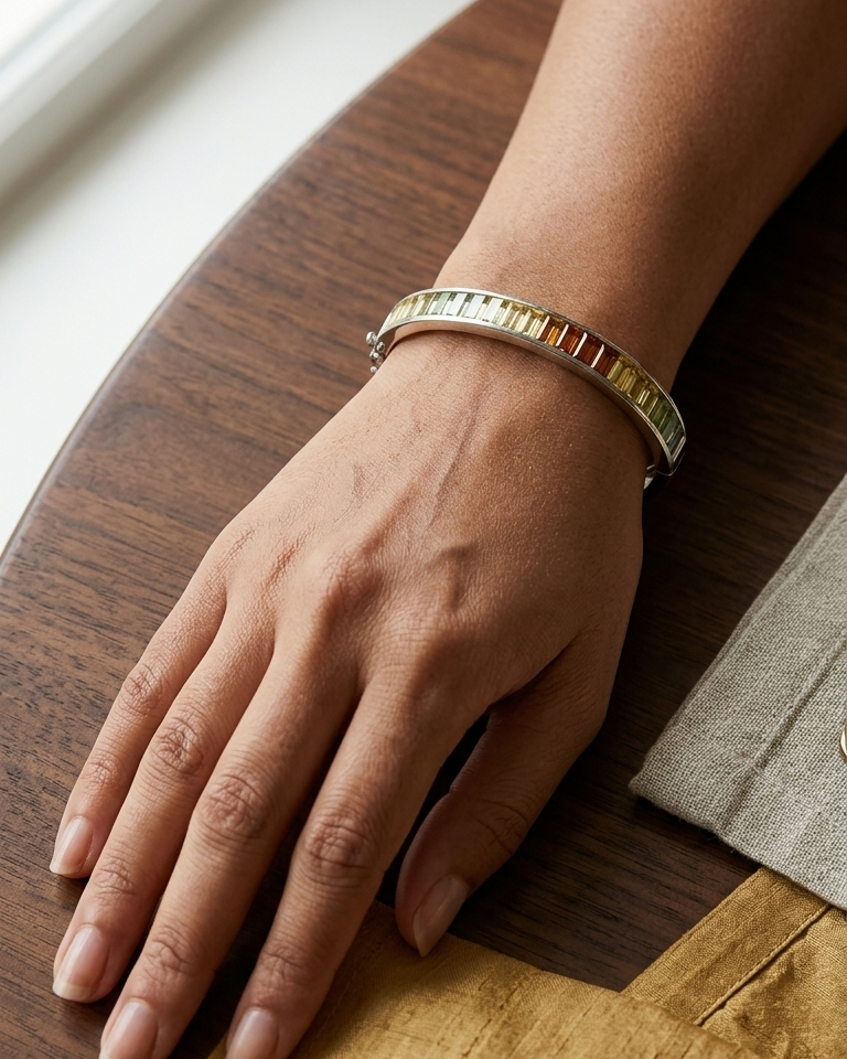 Lumière Rainbow Bangle — view 6
