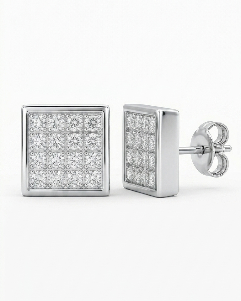 Royal Square Studs