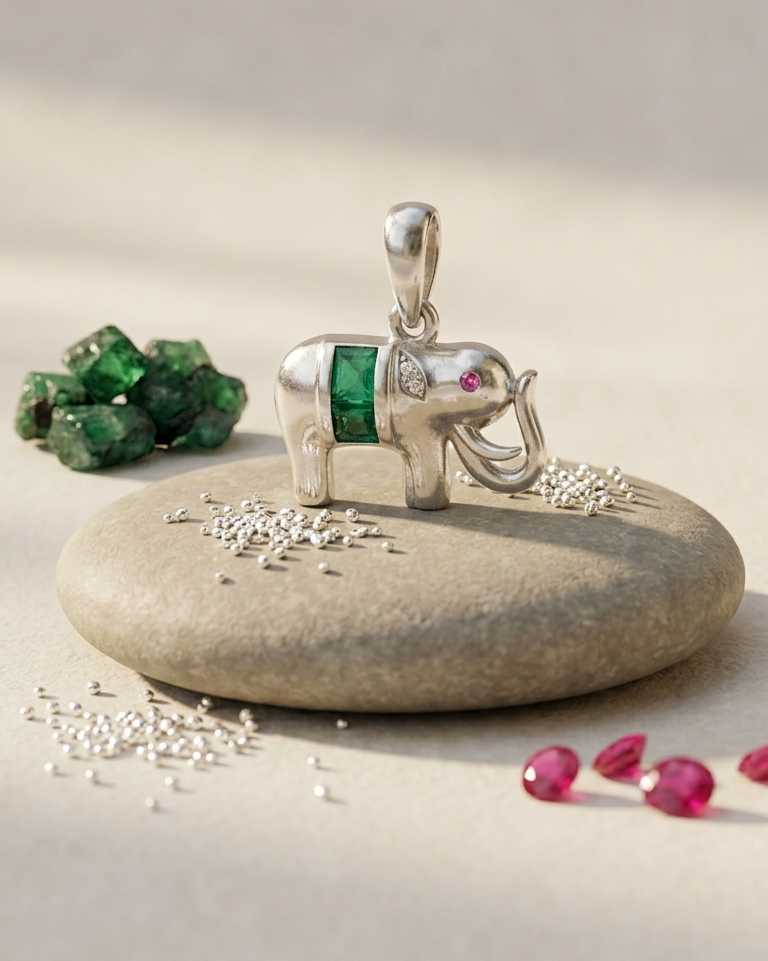 Emerald Safari Charm (Large) — view 3