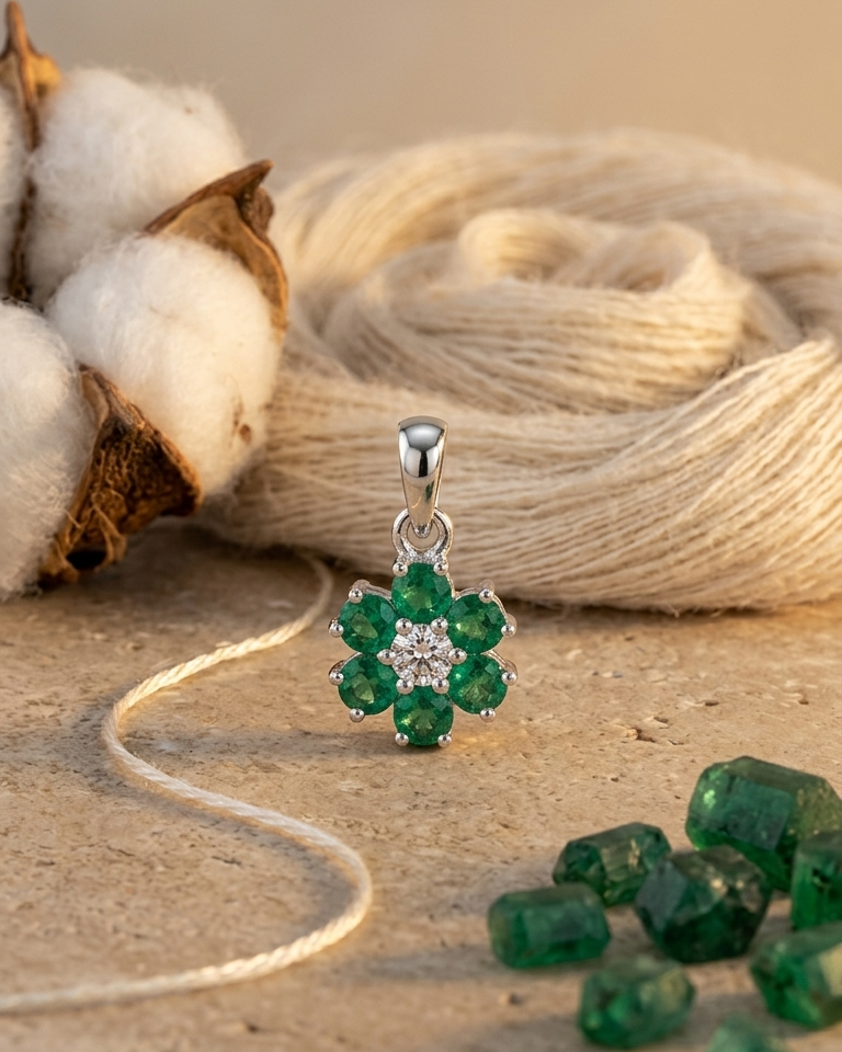 Flower pendant — view 4