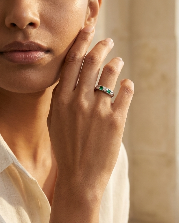 Emerald Mosaic Band