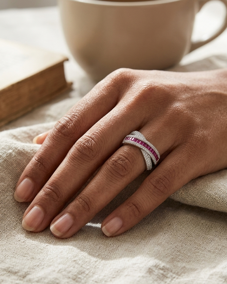 Rosé Embrace Ring