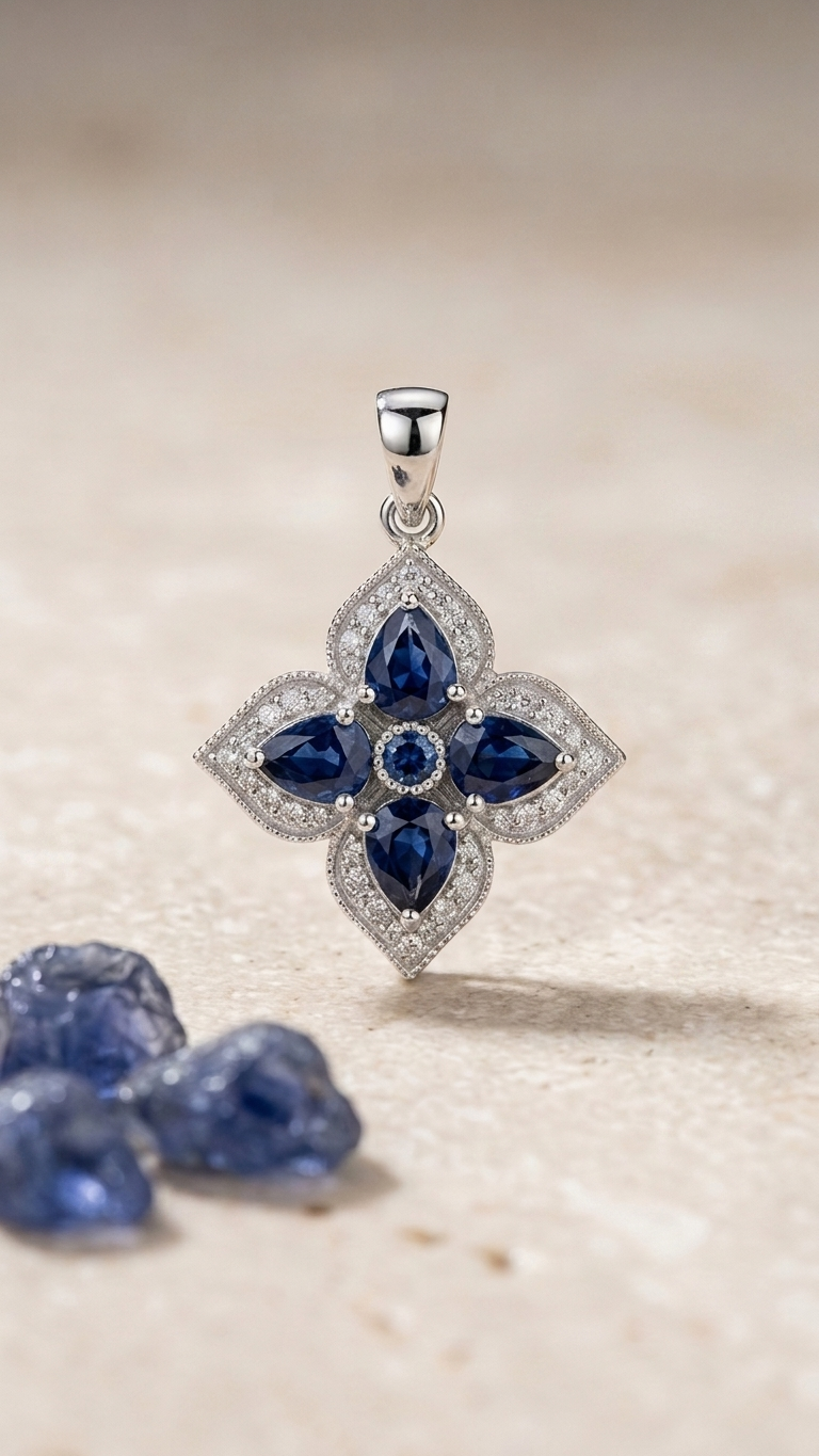 Midnight Bloom Pendant — view 3