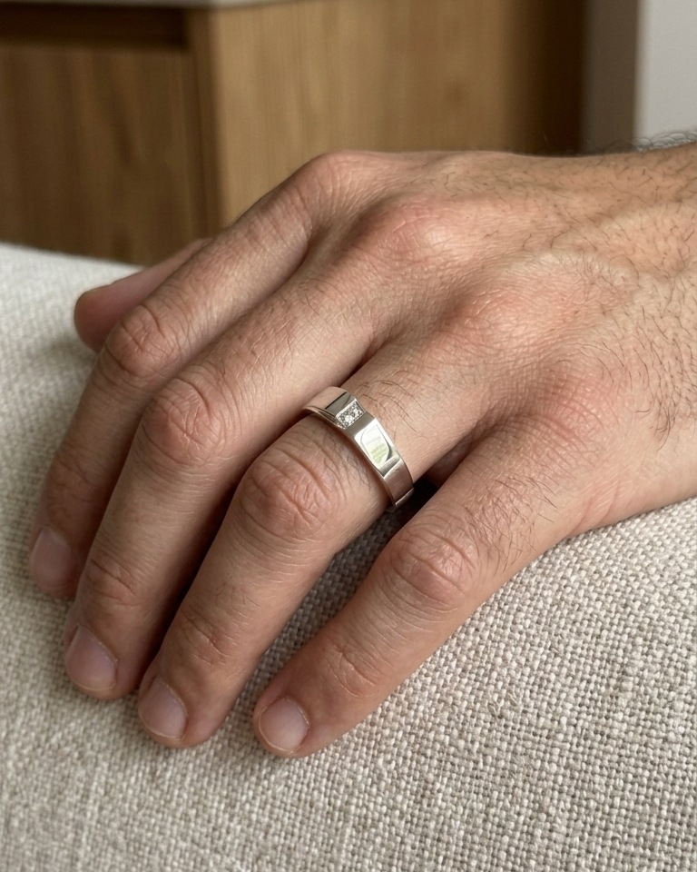 Apex Solitaire Band — view 4