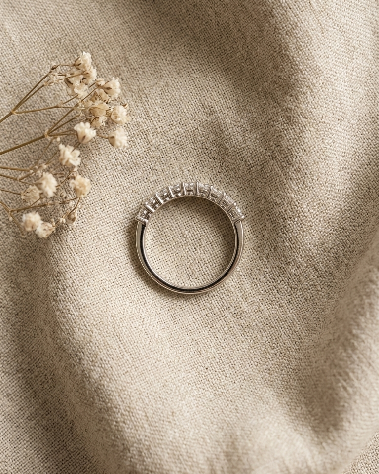 Nova Curve Diamond Ring — view 1