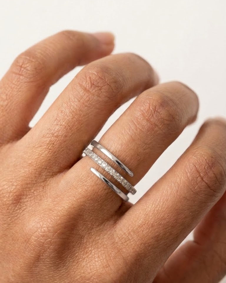 Solara Diamond Wrap Ring — view 4