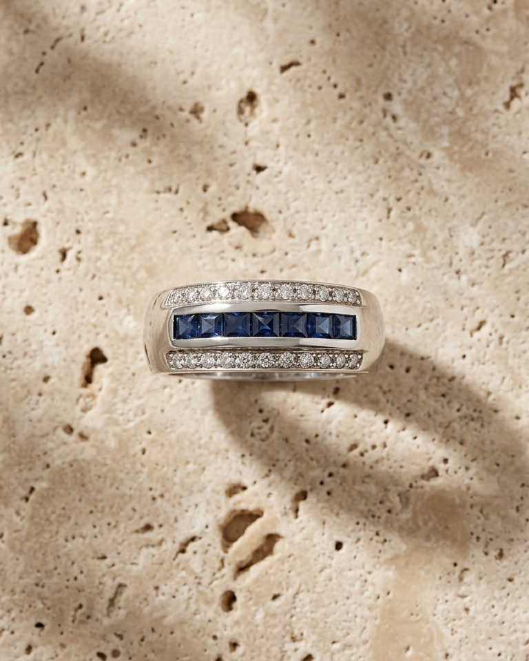 Blue Astoria ring — view 6