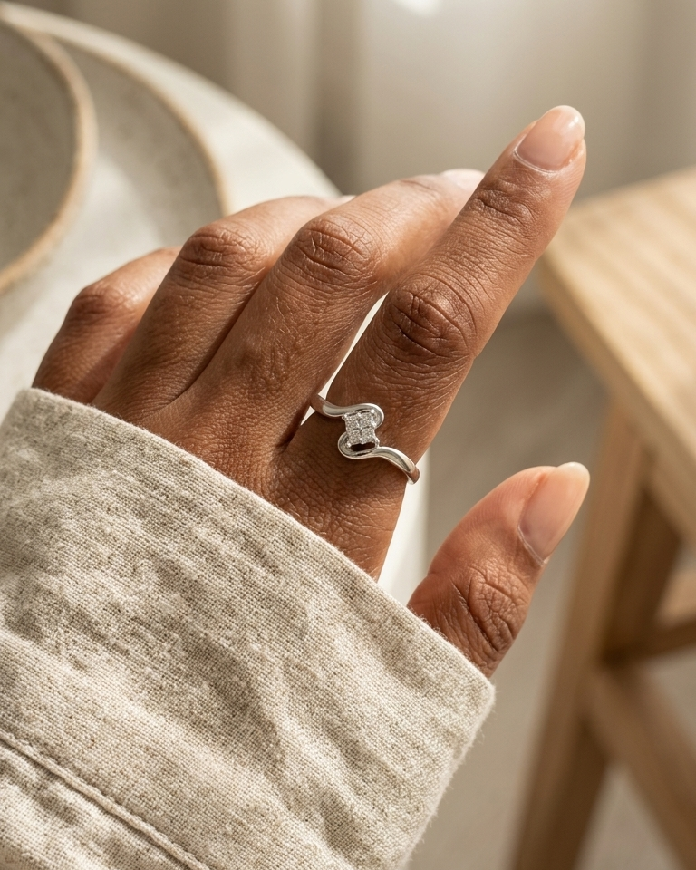Duo Melt Open Ring