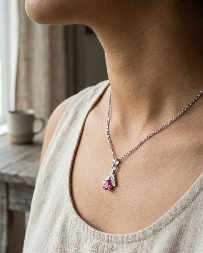 Sapphire Whisper Triangle