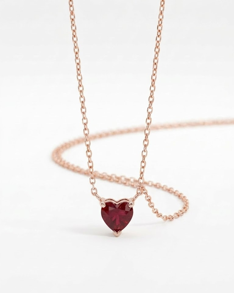 Ruby Amour Necklace — view 3