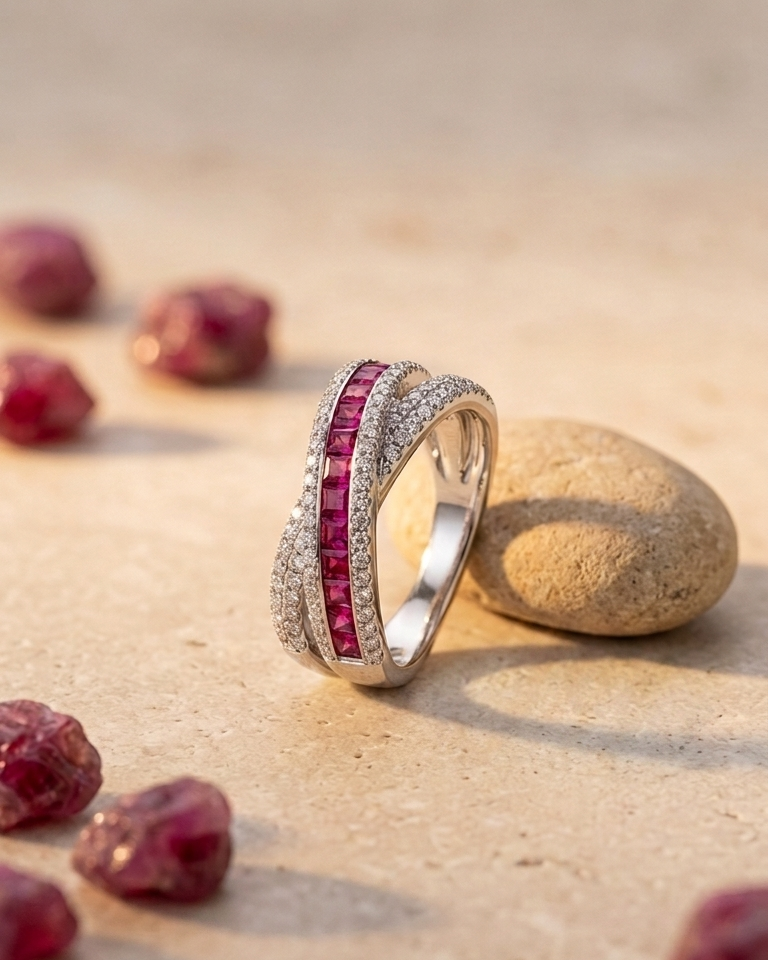 Rosé Embrace Ring