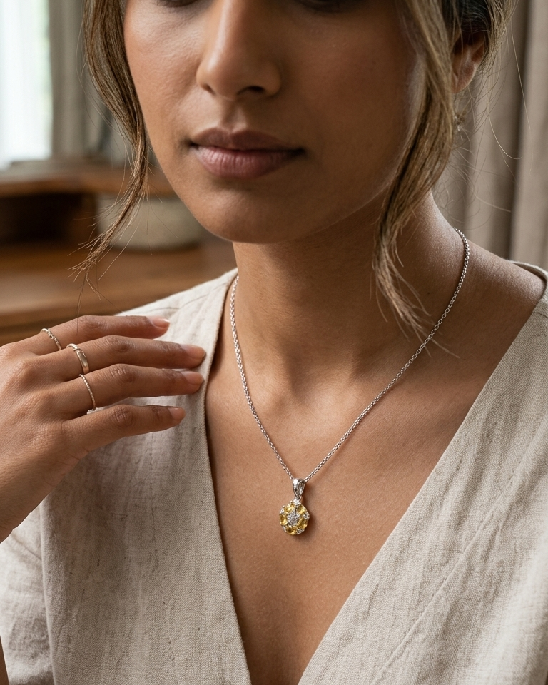 Sunburst Cluster Charm — view 2